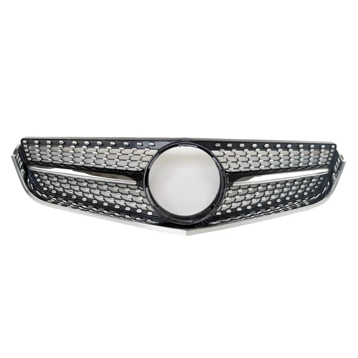 For Mercedes E Class Coupe W207 Gloss Black DIAMOND STYLE Grille Grill 14-16