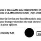 Mercedes C Class C43 W205 C205 Front Splitter 2014-2018 Abs Gloss Black