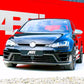 VW Golf MK7 Front Main Honeycomb Mesh Grill 2013-2016 Abs Gloss Black