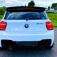 BMW 1 Series F20 F21 Rear Diffuser Lip Bumper 2011-2015 Gloss Black