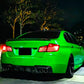 BMW 5 Series F10 Rear Quad Diffuser Lip Bumper 2010-2017 Gloss Black