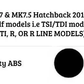 VW Golf MK7 MK7.5 Car Rear Roof Spoiler 2013-2020 Abs Gloss Black