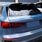 Audi A3 S3 RS3 Sportback Car Rear Roof Spoiler 2020-2024 Abs Gloss Black