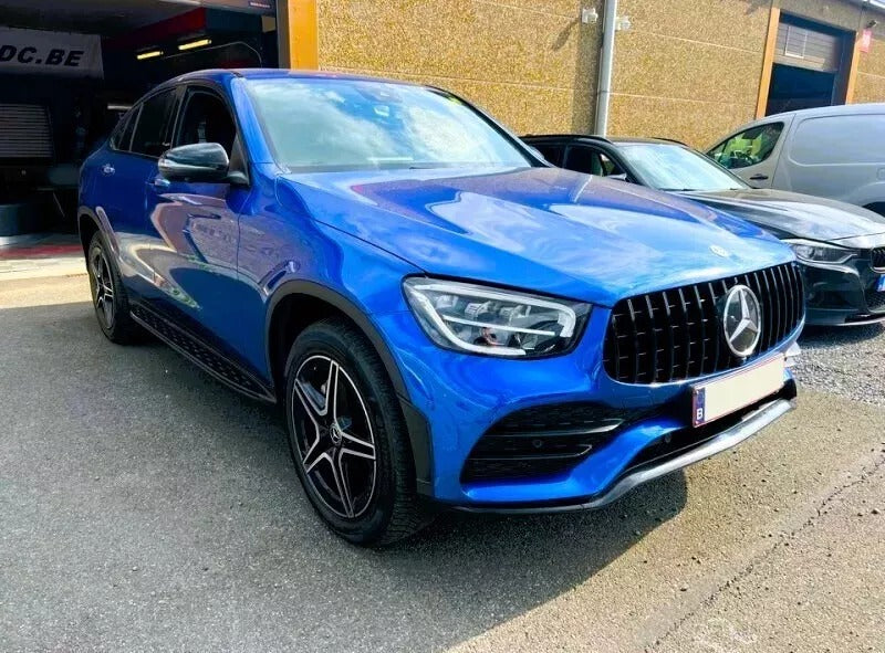 Mercedes GLC W253 Front PANAMERICANA Grille 19-22 ABS Gloss Black