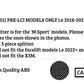 BMW X3 G01 PRE-LCI Front Splitter 2018-2021 Carbon Fibre