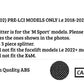 BMW X4 G02 PRE-LCI Front Splitter 2018-2021 Carbon Fibre