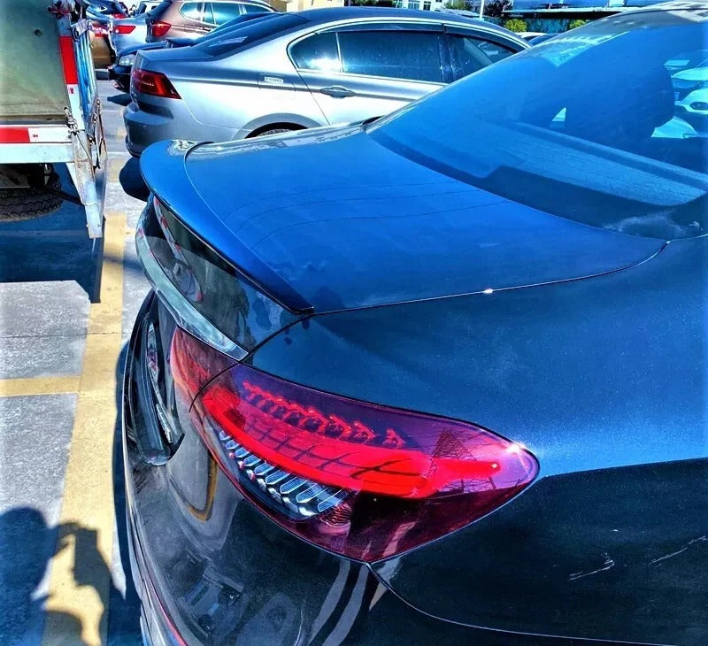 Mercedes E Class W213 Facelift Car Rear Spoiler 2020-2024 Gloss Black