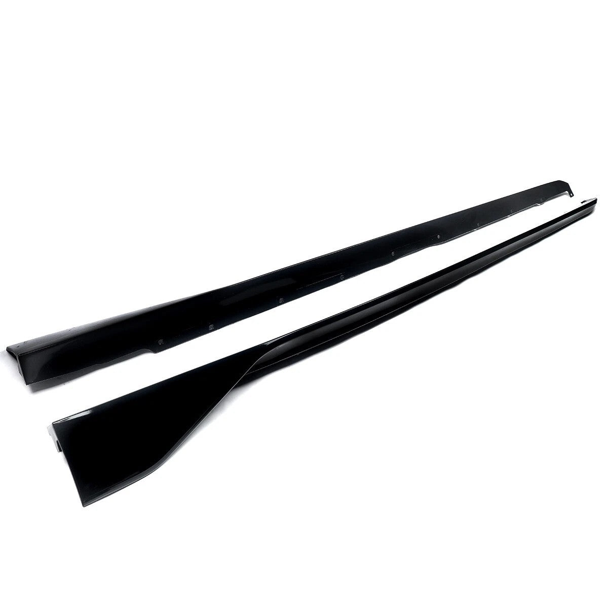 For BMW 1 Series F40 Gloss Black Side Skirts Extensions Bodykit