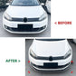 For VW Golf MK6 TSI TDI Front Splitter Lip Kit 2008-2013 ABS Gloss Black