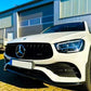 Mercedes GLC W253 Front PANAMERICANA Grille 19-22 ABS Gloss Black