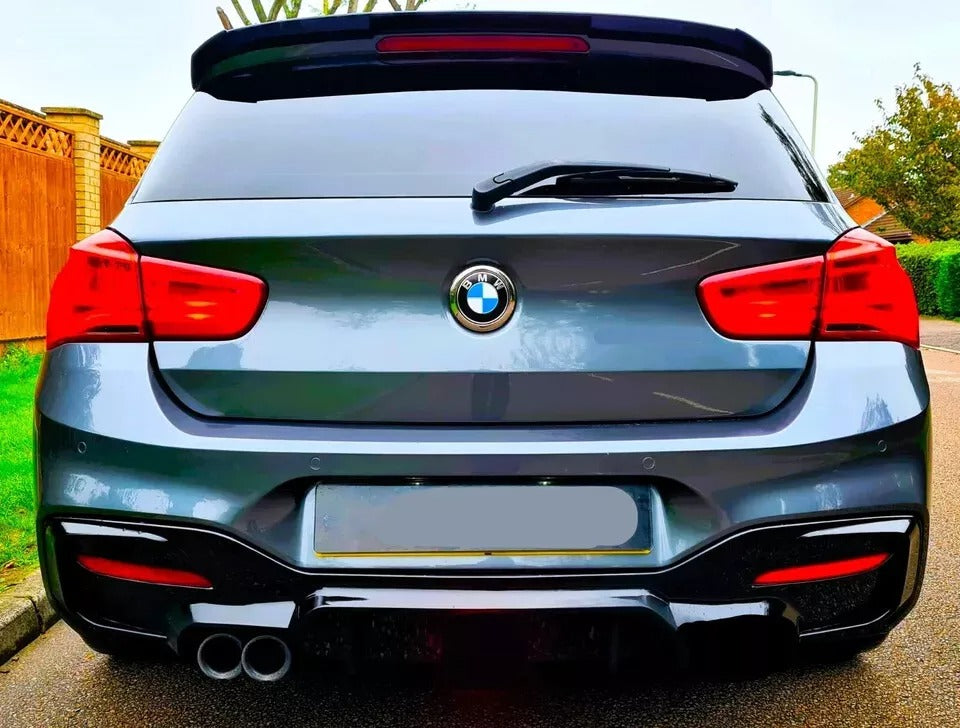 BMW 1 Series F20 F21 Rear Diffuser Lip Bumper 2015-2019 S Carbon Fibre