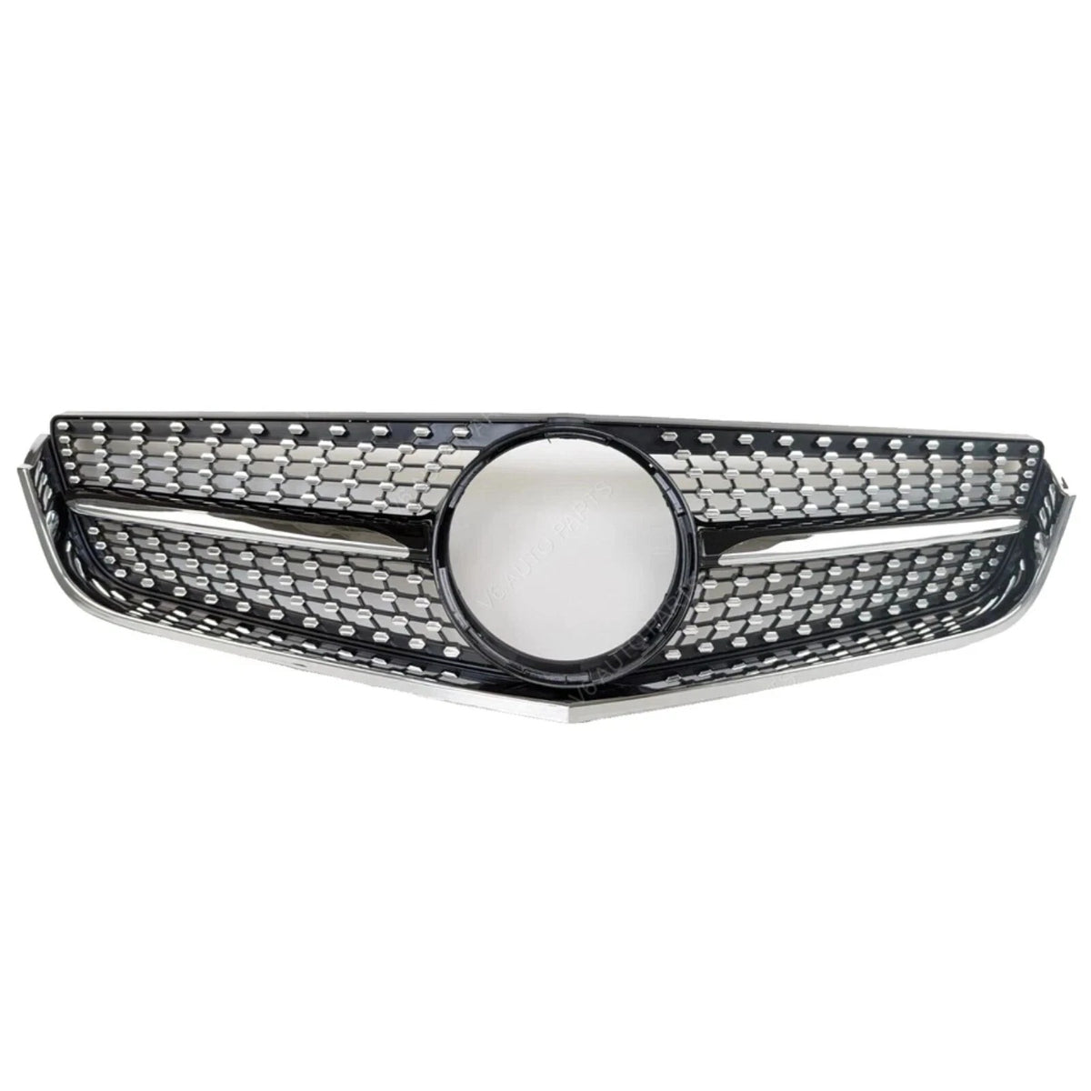 For Mercedes E Class Coupe W207 Gloss Black DIAMOND STYLE Grille Grill 14-16