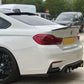 For BMW 4 Series M4 F32 Gloss Black Rear Roof Spoiler Window Lip Wing 2013-2020