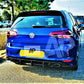 VW Golf MK7 R Rear Diffuser and Splitter 2013-2016 Gloss Black