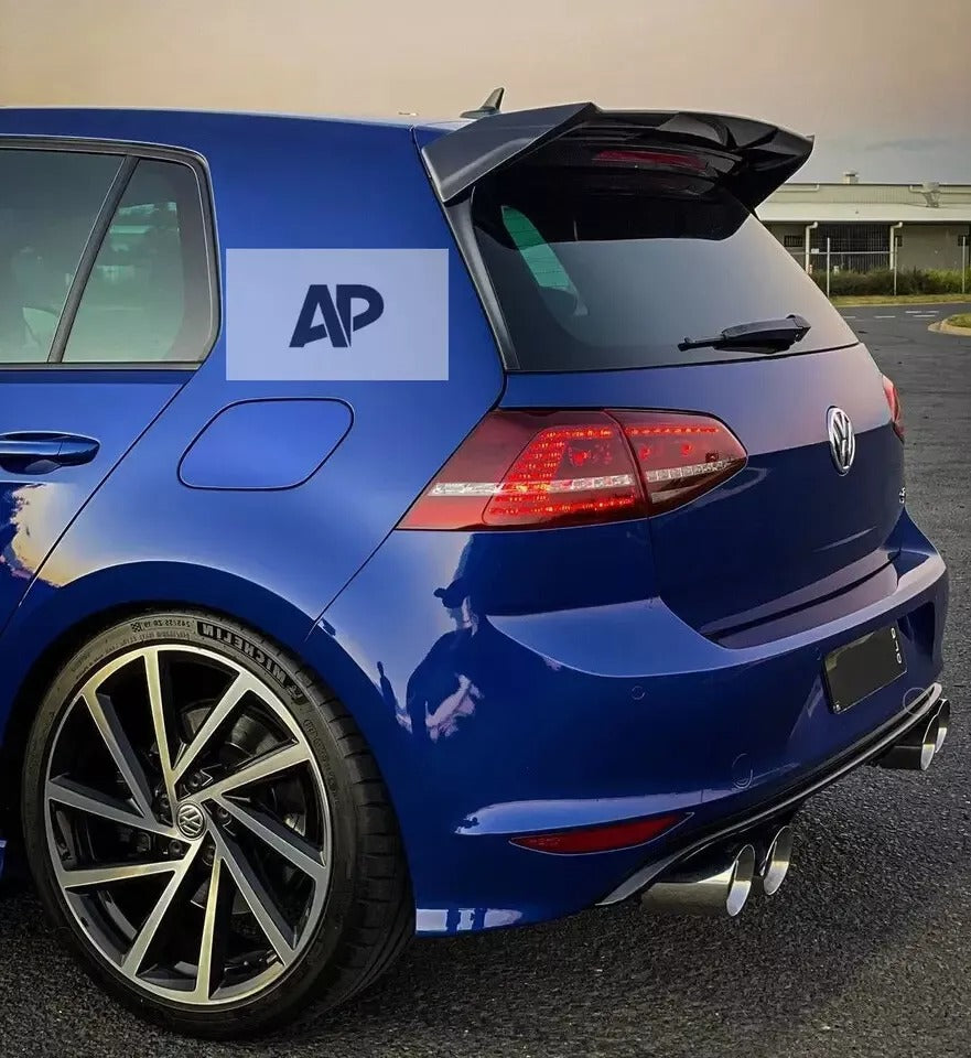 VW Golf TSI TDI Gloss Black Rear Roof Spoiler Boot MK7 MK7.5