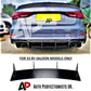 Audi S3 Saloon 8V Rear Blade Style Diffuser 2017-2020 Gloss Black