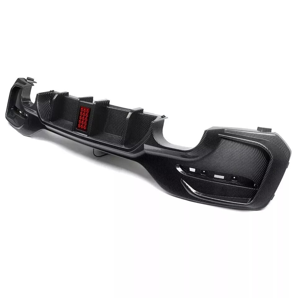 BMW 1 Series F20 F21 Rear Diffuser Lip Bumper 2015-2019 Carbon Fibre