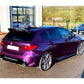 For BMW 1 Series F40 Gloss Black Side Skirts Extensions Bodykit