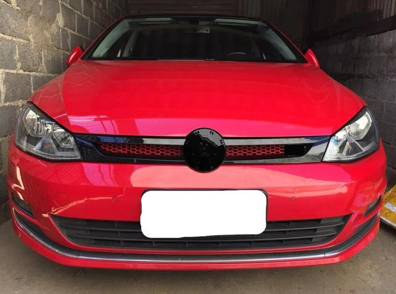 For VW Golf MK7 Upgrade R Main Grille Gloss Black Honeycomb Mesh Grill 2013-16