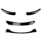 BMW 1 Series E82 E88 Front Splitter 2007-2013 Abs Gloss Black