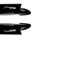 BMW M3 E90 E91 E92 E93 Front Splitter Kit 2007-2013 ABS Gloss Black