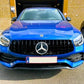 Mercedes GLC W253 Front PANAMERICANA Grille 19-22 ABS Gloss Black
