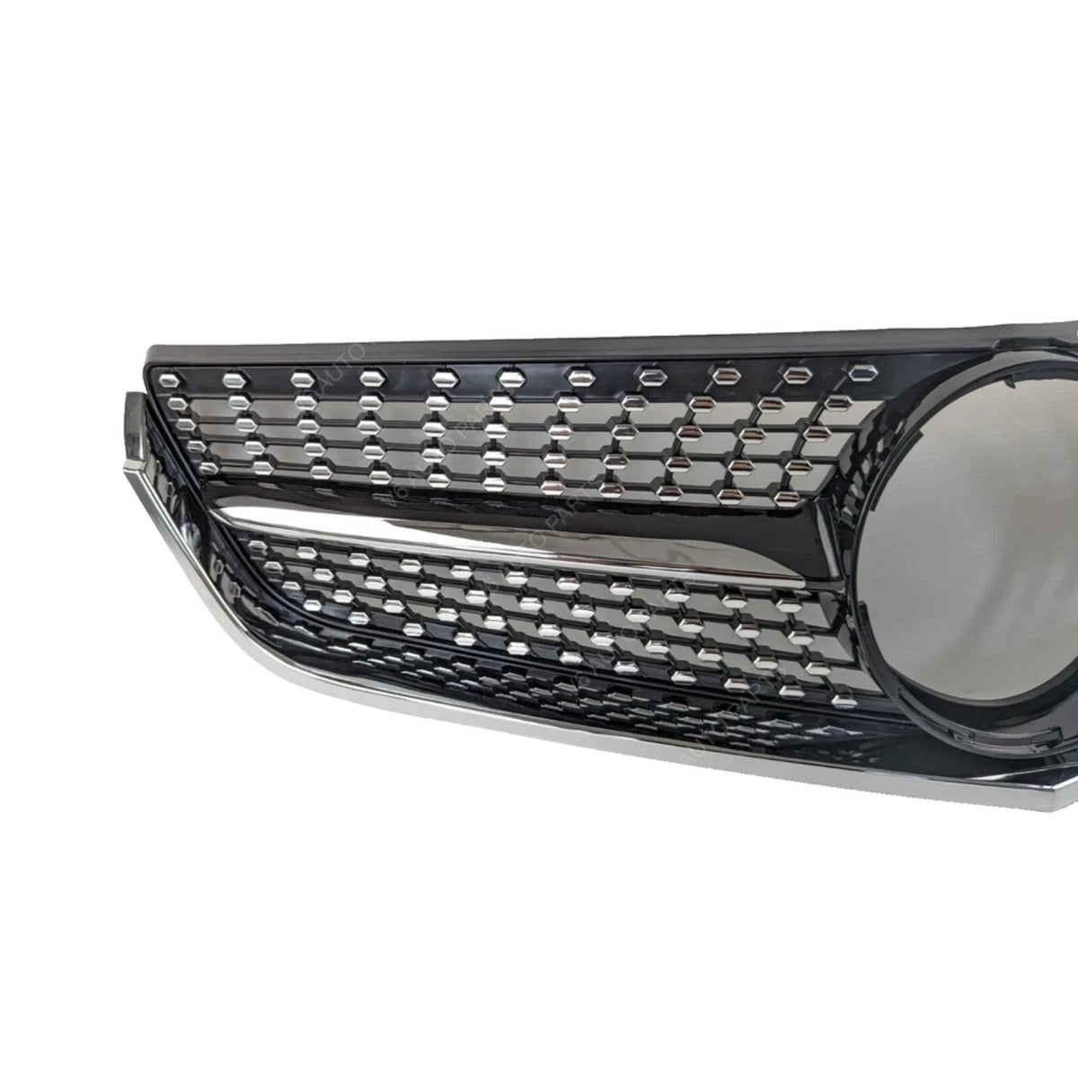 For Mercedes E Class Coupe W207 Gloss Black DIAMOND STYLE Grille Grill 14-16