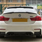 For BMW 4 Series M4 F32 Gloss Black Rear Roof Spoiler Window Lip Wing 2013-2020