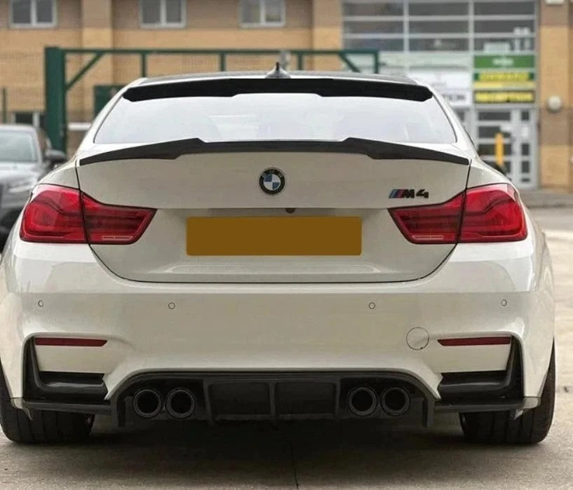 For BMW 4 Series M4 F32 Gloss Black Rear Roof Spoiler Window Lip Wing 2013-2020