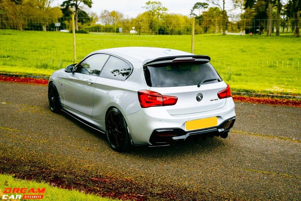 BMW 1 Series F20 F21 Pre-LCI Car Rear Roof Spoiler 2015-2019 Gloss Black