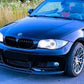 BMW 1 Series E82 E88 Front Splitter 2007-2013 Abs Gloss Black
