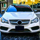For Mercedes E Class Coupe W207 Gloss Black DIAMOND STYLE Grille Grill 14-16