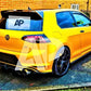 VW Golf MK7 R Rear Diffuser and Splitter 2013-2016 Gloss Black