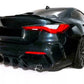 BMW 4 Series G22 G23 Rear Diffuser Lip Bumper 2020-2024 Gloss Black