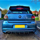 VW Polo MK5 Car Rear Roof Spoiler 2009-17 Batman Style Gloss Black