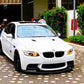 BMW M3 E90 E91 E92 E93 Front Splitter Kit 2007-2013 ABS Gloss Black