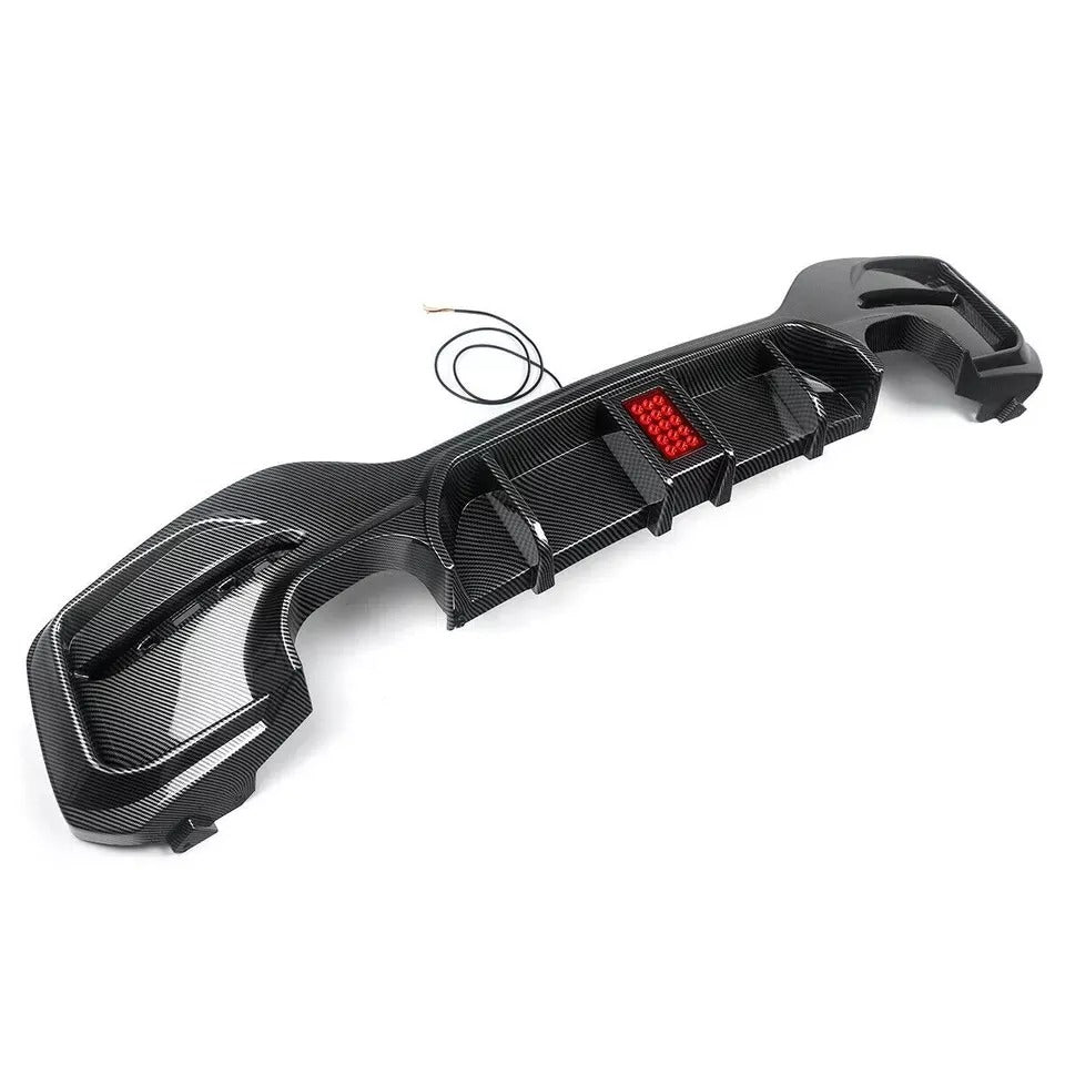BMW 1 Series F20 F21 Rear Diffuser Lip Bumper 2015-2019 Carbon Fibre