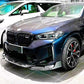 BMW X3M F97 LCI Front Splitter Wing Kit 2022-2024 ABS Gloss Black
