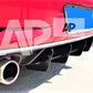 For VW Golf GTI MK7.5 Rear Blade Fin Diffuser Body Kit