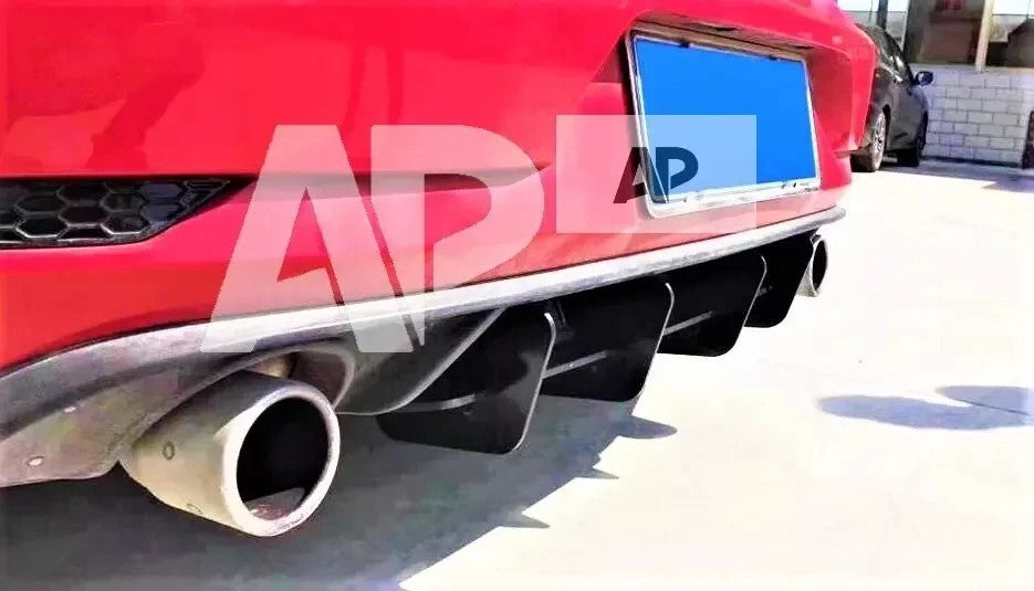 For VW Golf GTI MK7.5 Rear Blade Fin Diffuser Body Kit