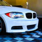 BMW 1 Series E82 E88 Front Splitter 2007-2013 Abs Gloss Black