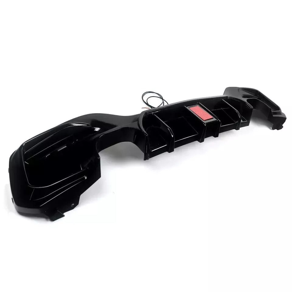 BMW 1 Series F20 F21 Rear Diffuser Lip Bumper 2015-2019 Abs Gloss Black