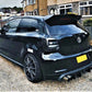 VW Polo MK5 Car Rear Roof Spoiler 2009-17 Batman Style Gloss Black