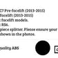 Audi A6 S6 S Line C7 PREFACELIFT Gloss Black Front Splitter Spoiler Lip 2013-15