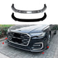 For Audi A6 S6 S Line C8 Gloss Black Front Splitter Body Kit 2018+