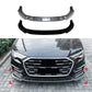 For Audi A6 S6 S Line C8 Gloss Black Front Splitter Body Kit 2018+