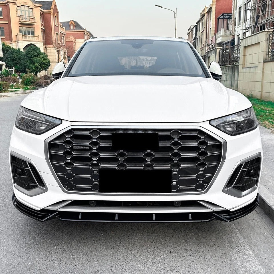For Audi Q5 SQ5 S Line FY Gloss Black Front Splitter Body Kit 2020+