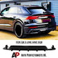 For Audi Q8 S Line Gloss Black Rear Diffuser Lip Kit 2018+