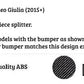Alfa Romeo Giulia 952 Carbon Fibre Front Splitter Spoiler 2015- 24