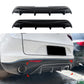 For Alfa Romeo Stelvio Gloss Black Rear Diffuser Lip Valance Bumper Body Kit 2017+